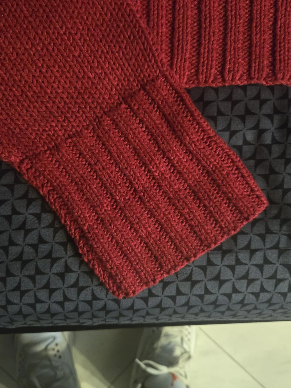 Polo by Ralph Lauren Red Polo Executive Bear Hand Knit Sweater. Like New.